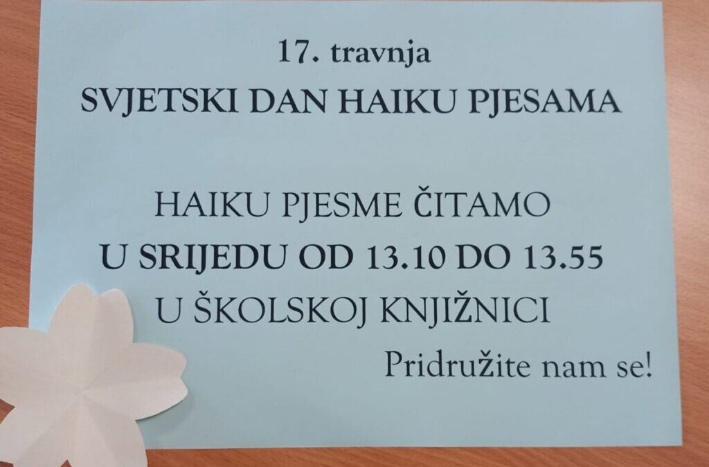 DAN HAIKU PJESAMA