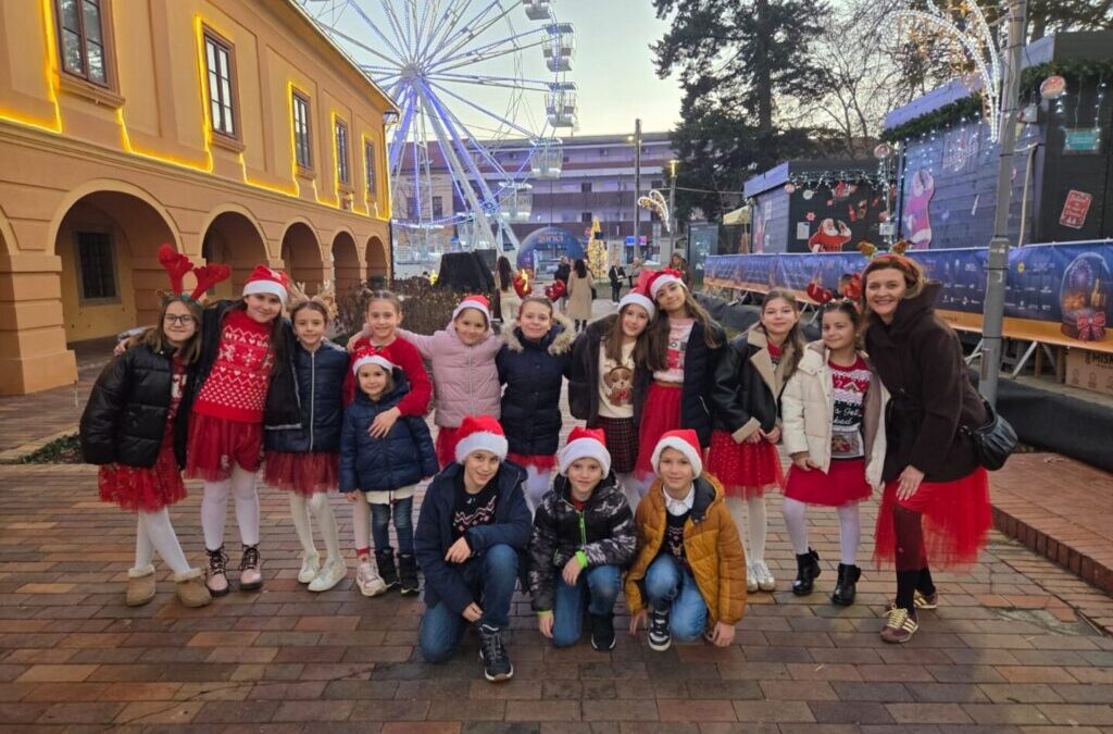 Plesna skupina 3.e nastupila na Adventu u Gorici