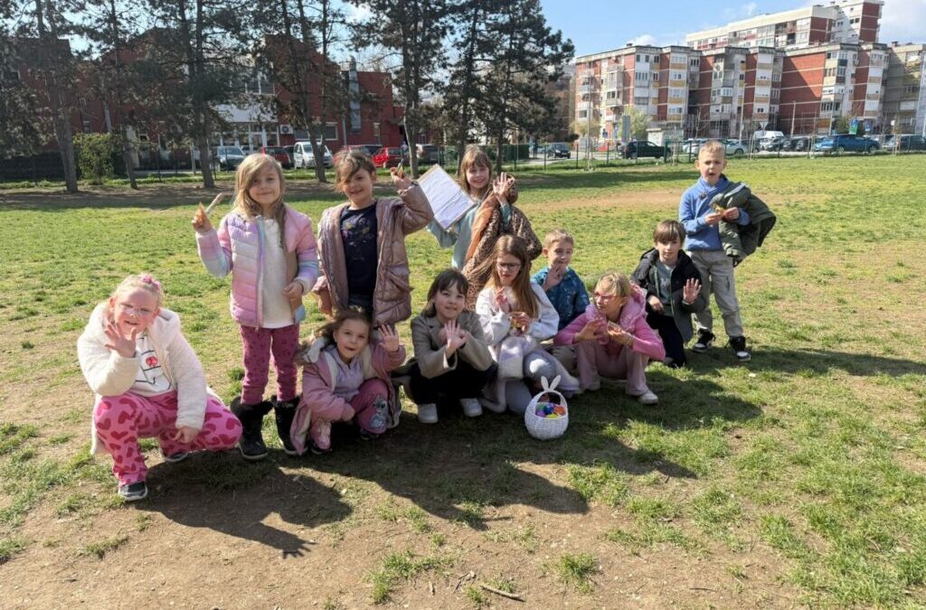 Lov na pisanice u 1.e