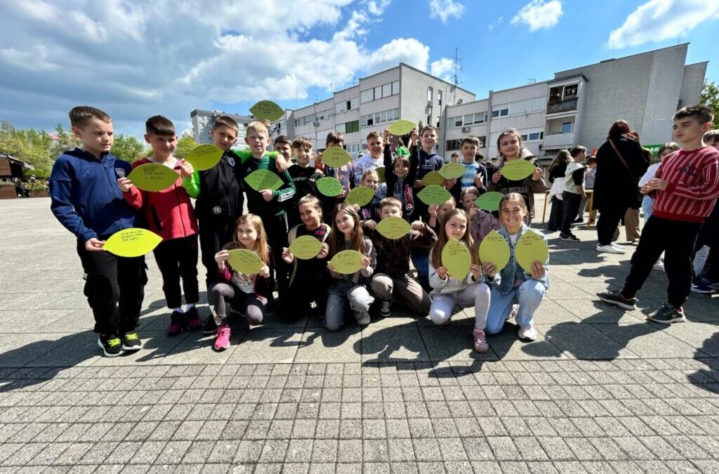 Naši trećaši gradili „Drvo budućnosti“ Velike Gorice