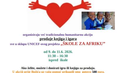 VOLONTERSKA AKCIJA ,,ŠKOLE ZA AFRIKU”